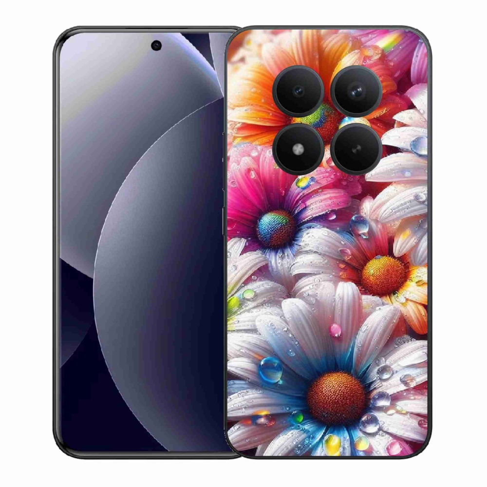 Gél borítás mmCase a Xiaomi Redmi Note 15 Pro+ 5G/Xiaomi Poco M8 Pro 5G számára - színes százszorszépek