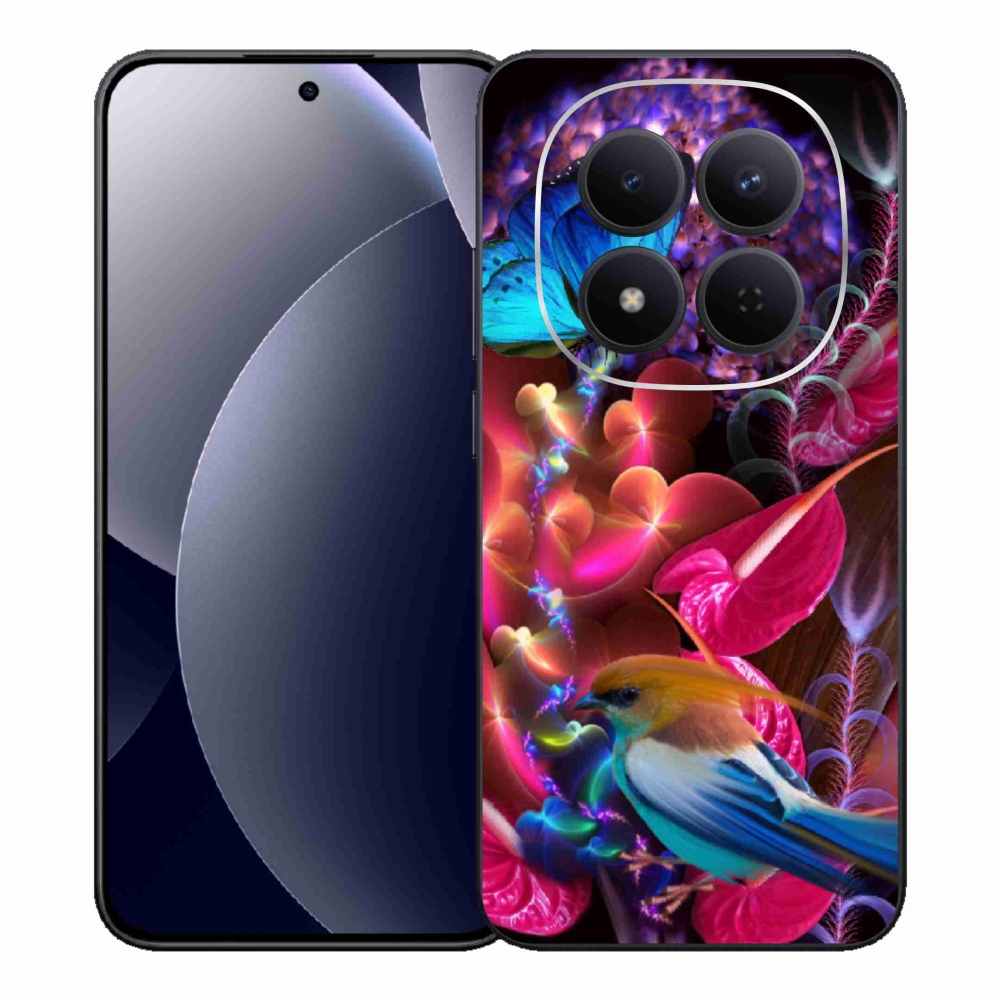 Gél borító mmCase a Xiaomi Redmi Note 15 Pro 5G-hez - színes virágok