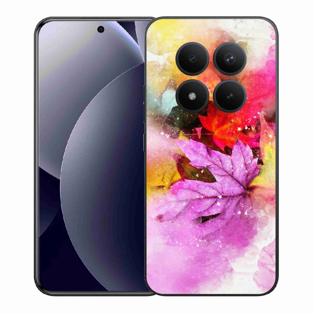 Gél borítás mmCase a Xiaomi Redmi Note 15 Pro+ 5G/Xiaomi Poco M8 Pro 5G számára - színes levelek