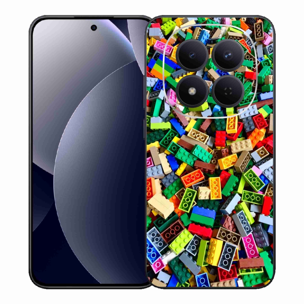 Gél borítás mmCase a Xiaomi Redmi Note 15 Pro 5G számára - színes építőkockák