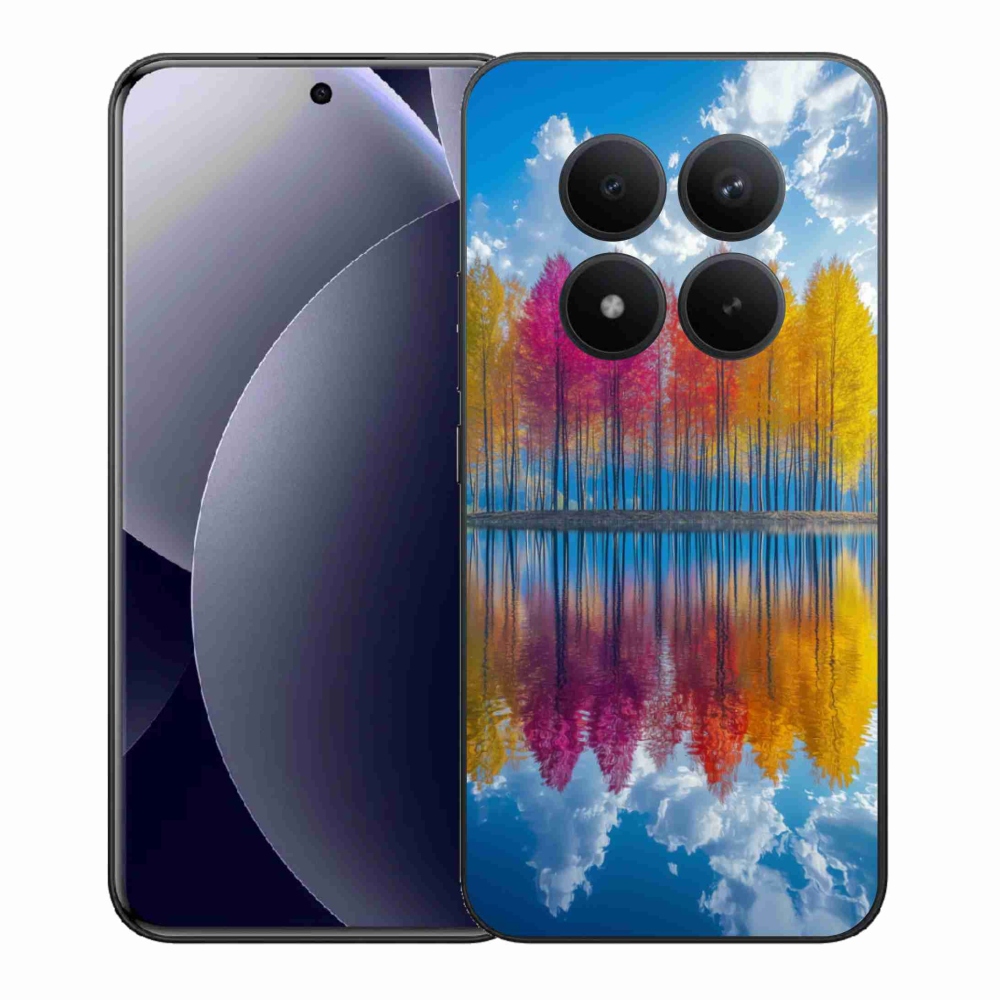 Gél borítás mmCase a Xiaomi Redmi Note 15 Pro+ 5G/Xiaomi Poco M8 Pro 5G számára - színes fák