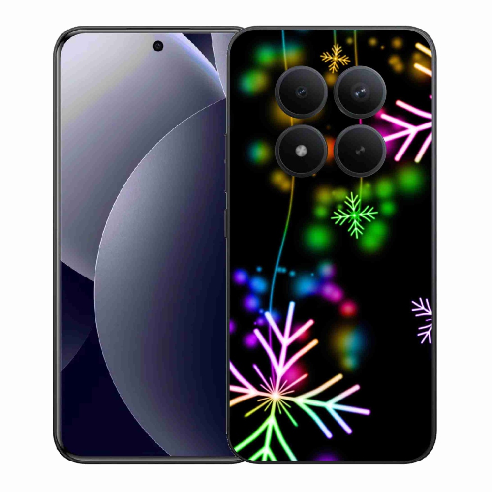 Zselés borítás mmCase a Xiaomi Redmi Note 15 Pro+ 5G/Xiaomi Poco M8 Pro 5G számára - színes pelyhekkel