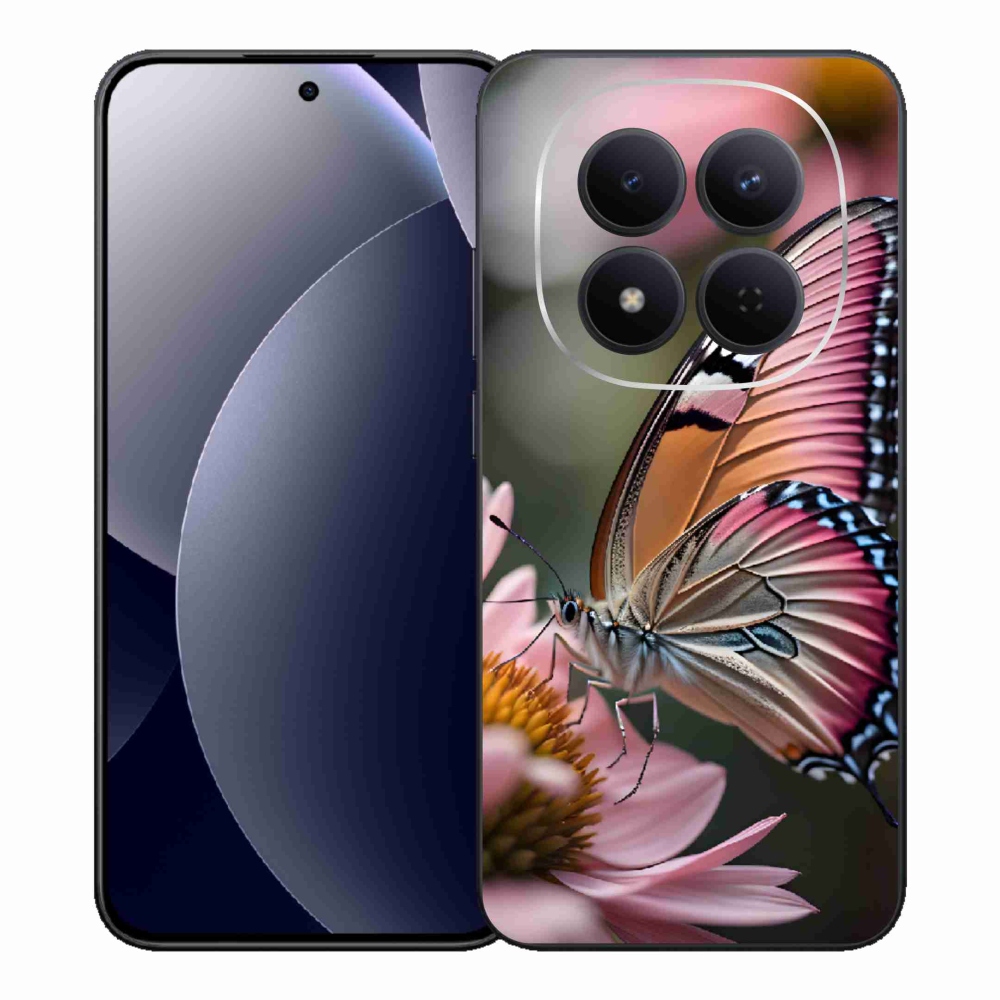 Gél borítás mmCase a Xiaomi Redmi Note 15 Pro 5G számára - színes pillangó