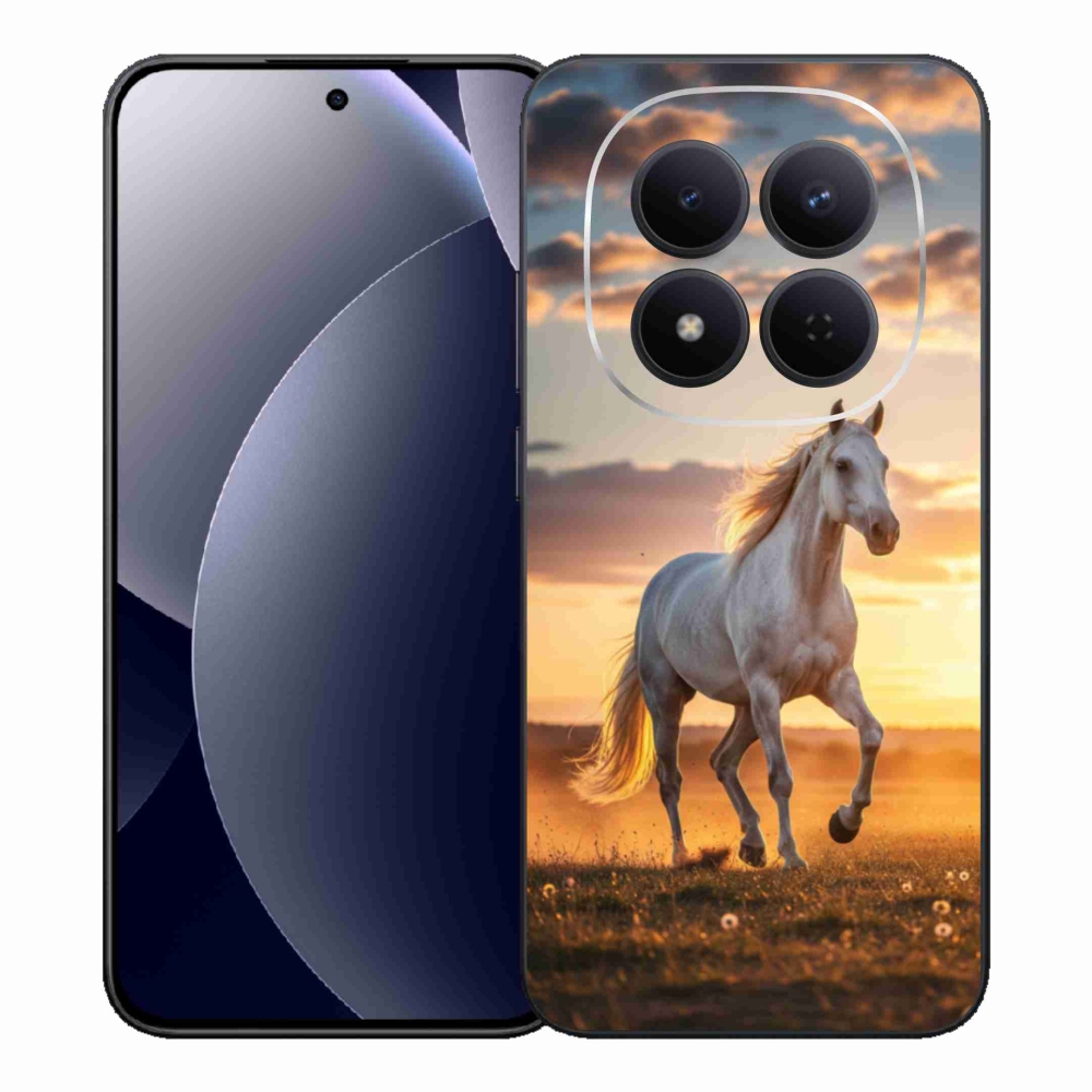 Gél borítás mmCase a Xiaomi Redmi Note 15 Pro 5G-hez - futó fehér ló 2