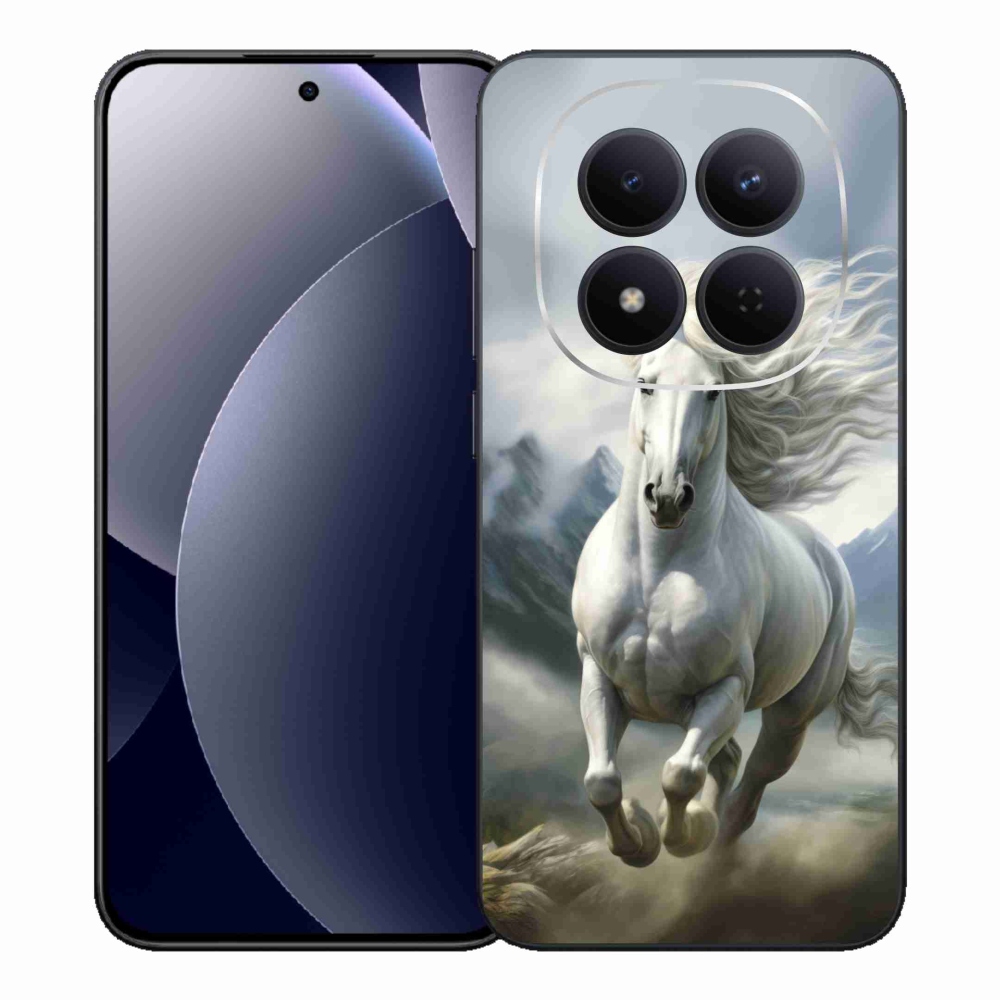 Gél borító mmCase a Xiaomi Redmi Note 15 Pro 5G - futó fehér ló 3