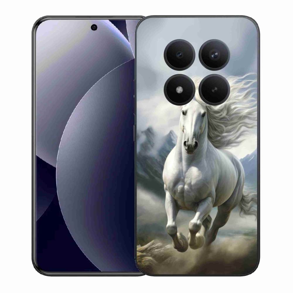 Gél borító mmCase a Xiaomi Redmi Note 15 Pro+ 5G - futó fehér ló 3
