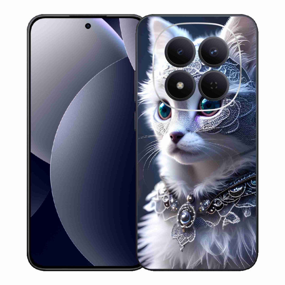 Gél borítás mmCase a Xiaomi Redmi Note 15 Pro 5G-hez - fehér macska
