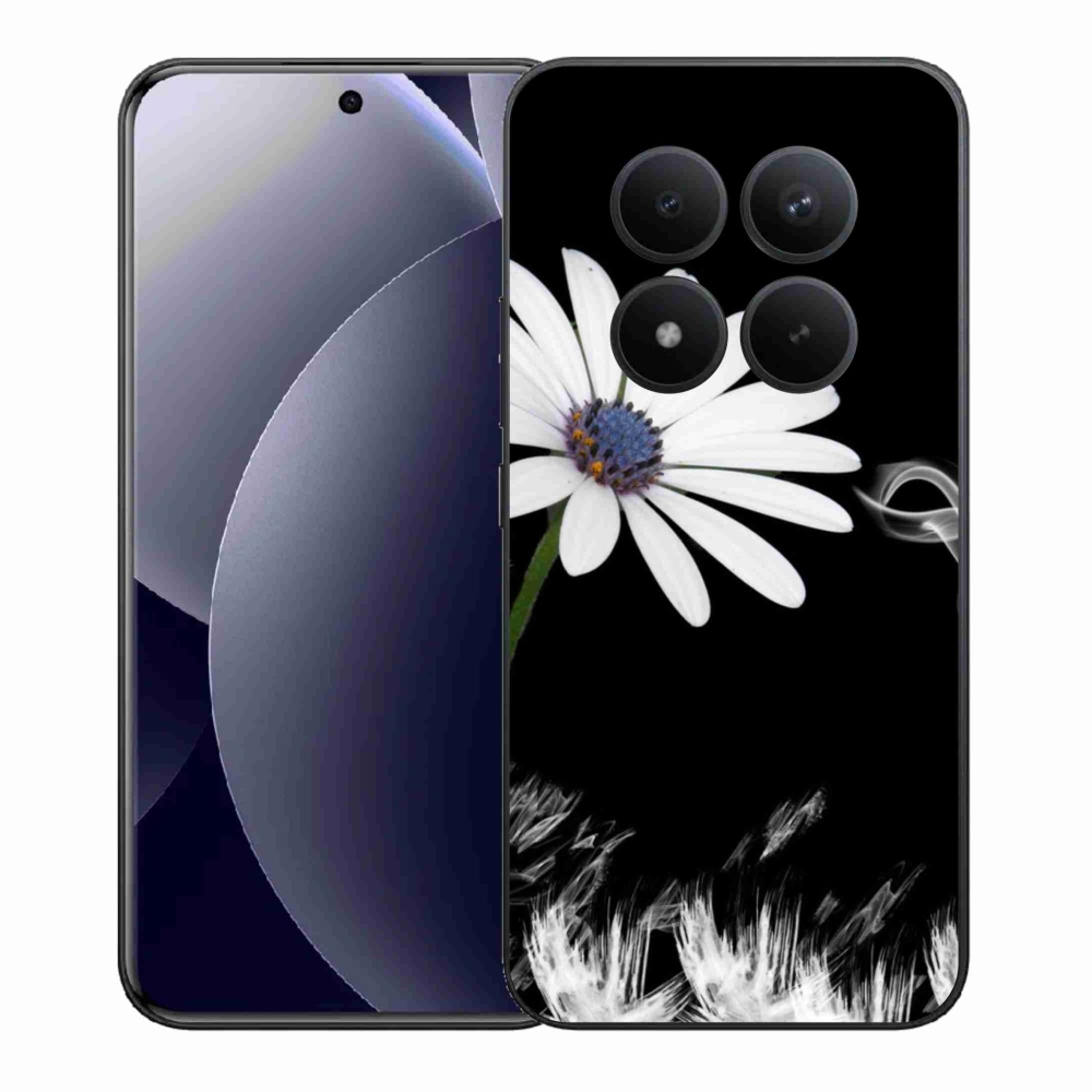 Gél borítás mmCase a Xiaomi Redmi Note 15 Pro+ 5G/Xiaomi Poco M8 Pro 5G-hez - fehér virág