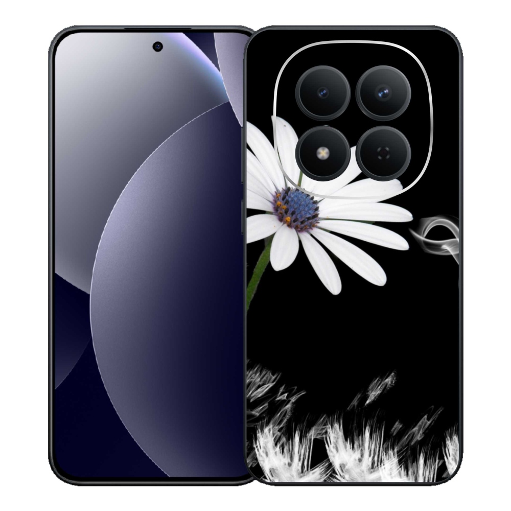 Gél borítás mmCase a Xiaomi Redmi Note 15 Pro 5G-hez - fehér virág