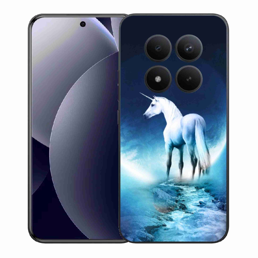 Zselés borítás mmCase a Xiaomi Redmi Note 15 Pro+ 5G/Xiaomi Poco M8 Pro 5G számára - fehér egyszarvú