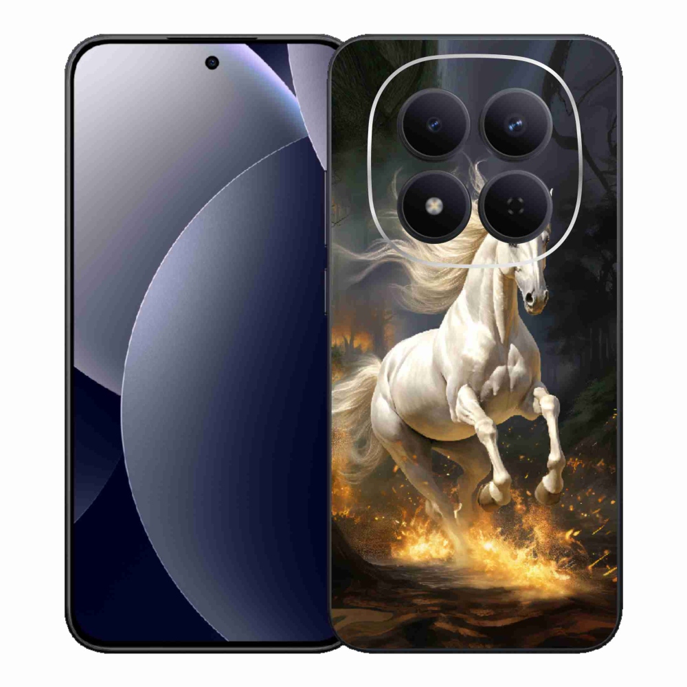 Gél borítás mmCase a Xiaomi Redmi Note 15 Pro 5G-hez - fehér ló 2