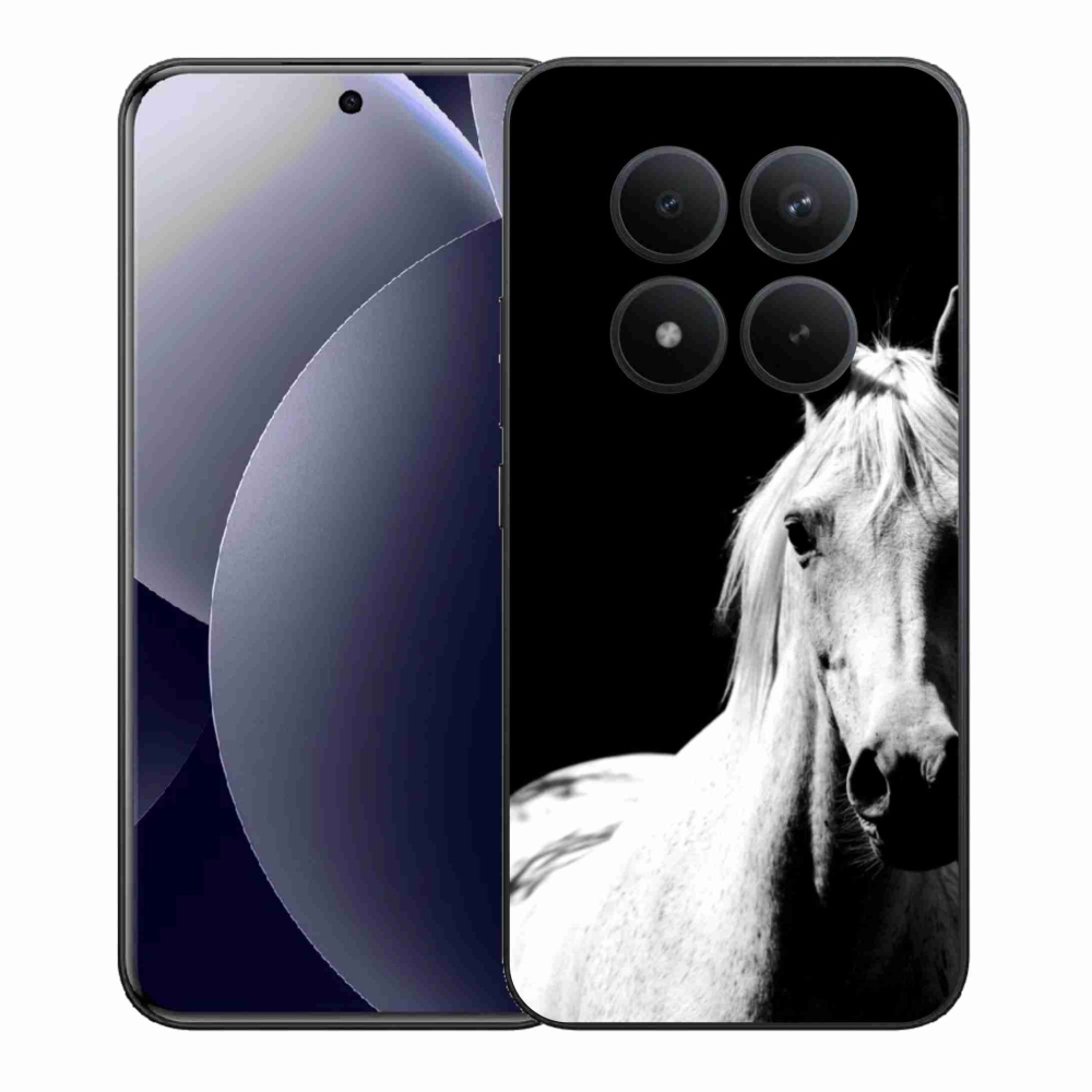 Gél borítás mmCase a Xiaomi Redmi Note 15 Pro+ 5G/Xiaomi Poco M8 Pro 5G - fehér ló 5