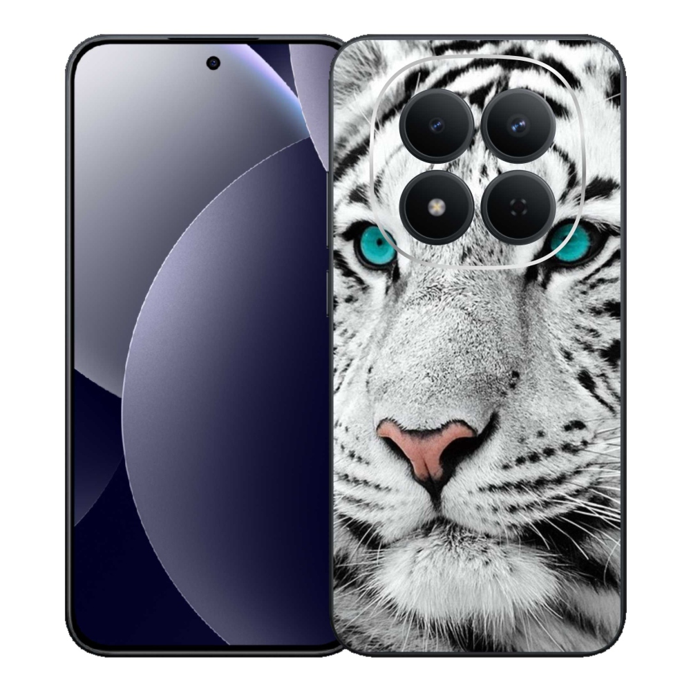Gél borítás mmCase a Xiaomi Redmi Note 15 Pro 5G számára - fehér tigris