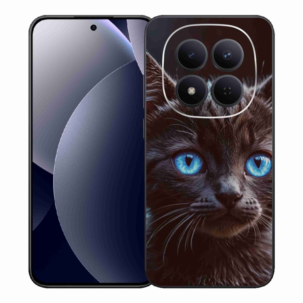 Gél borítás mmCase a Xiaomi Redmi Note 15 Pro 5G-hez - fekete cica 2