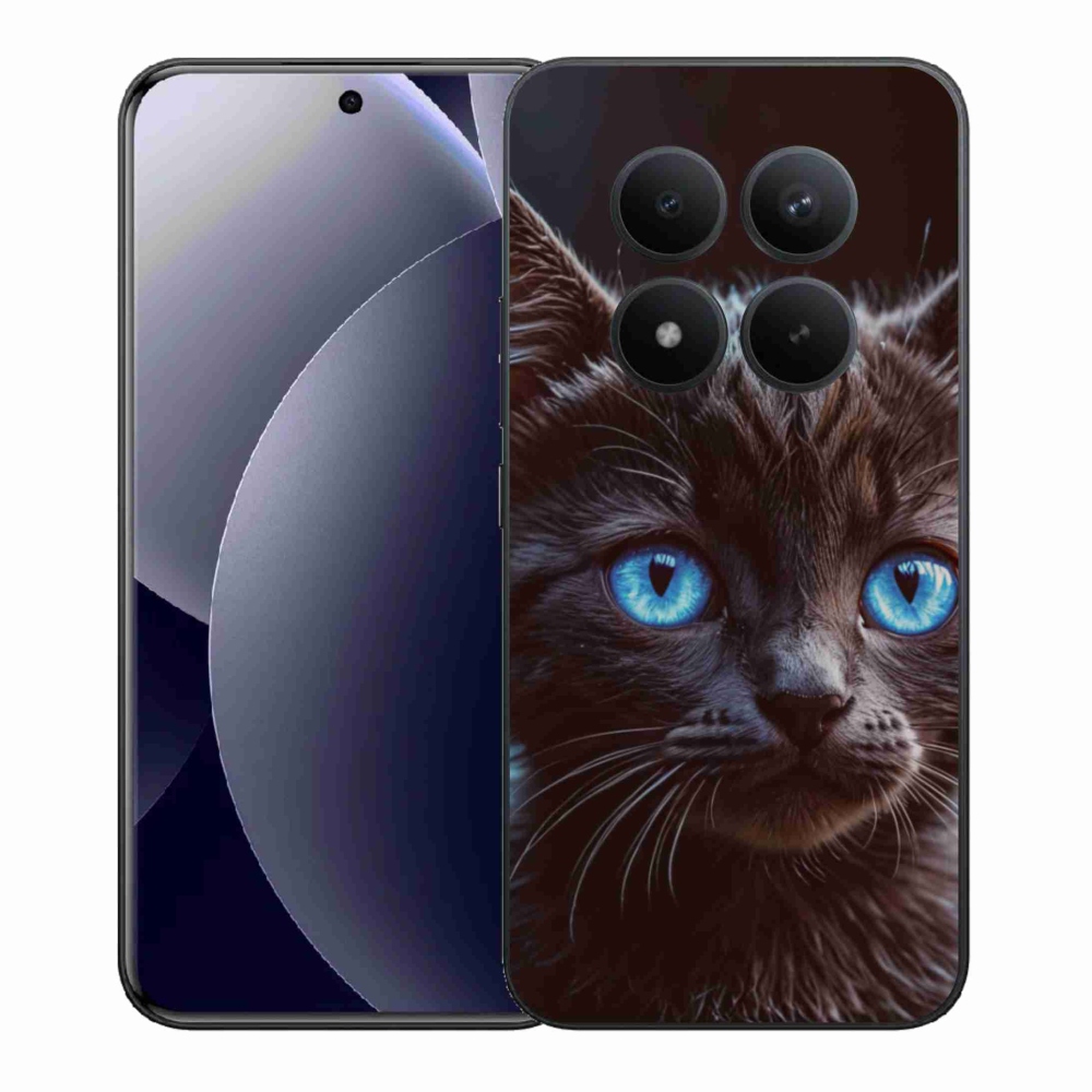 Gél borítás mmCase a Xiaomi Redmi Note 15 Pro+ 5G/Xiaomi Poco M8 Pro 5G számára - fekete cica 2