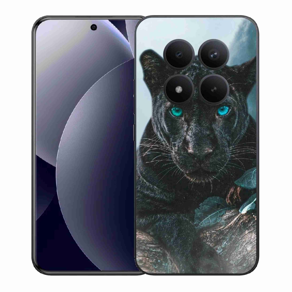 Gél borítás mmCase a Xiaomi Redmi Note 15 Pro+ 5G/Xiaomi Poco M8 Pro 5G - fekete párduchoz