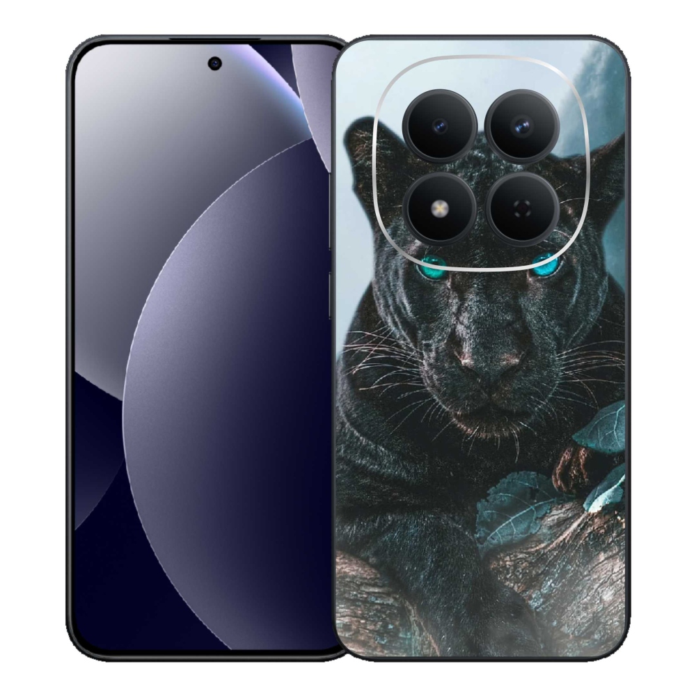 Gél borítás mmCase a Xiaomi Redmi Note 15 Pro 5G-hez - fekete párduc