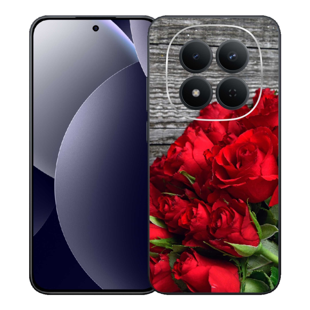 Gél borítás mmCase a Xiaomi Redmi Note 15 Pro 5G-hez - piros rózsa
