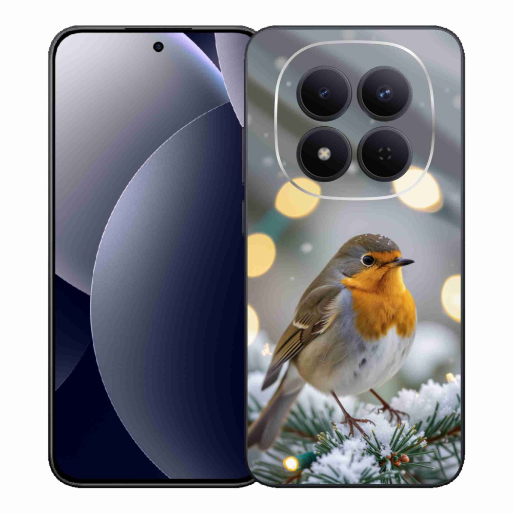 Gél borítás mmCase a Xiaomi Redmi Note 15 Pro 5G számára - piros télen