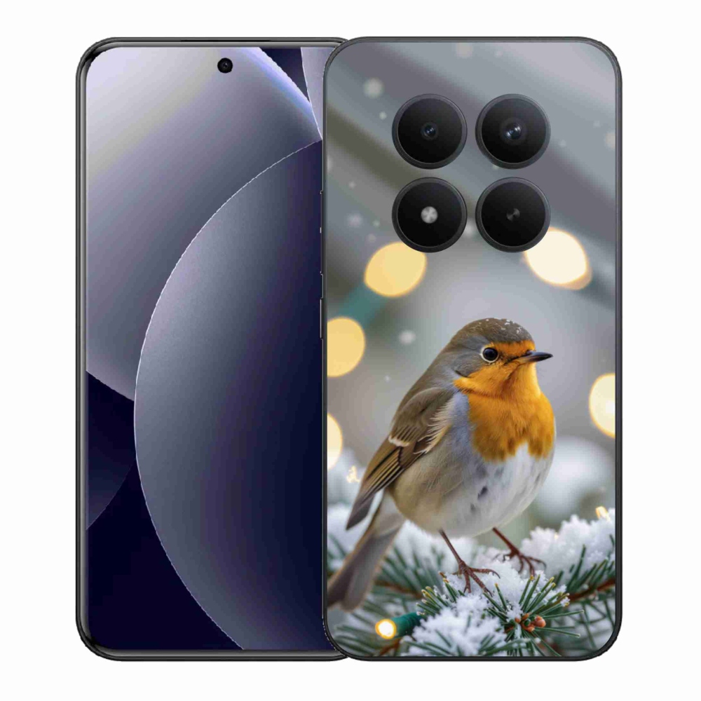 Gél borítás mmCase a Xiaomi Redmi Note 15 Pro+ 5G számára - piros télen