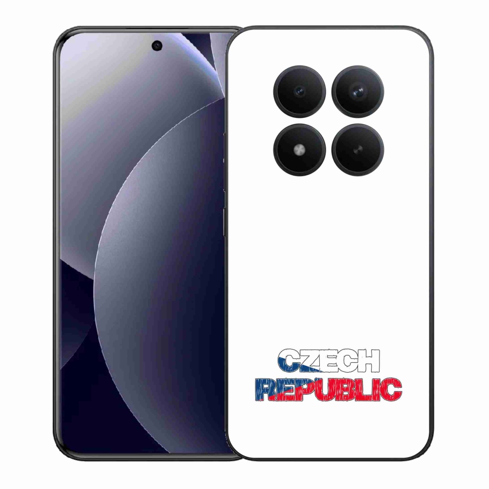 Gél borító mmCase a Xiaomi Redmi Note 15 Pro+ 5G/Xiaomi Poco M8 Pro 5G - Csehország fehér háttérhez