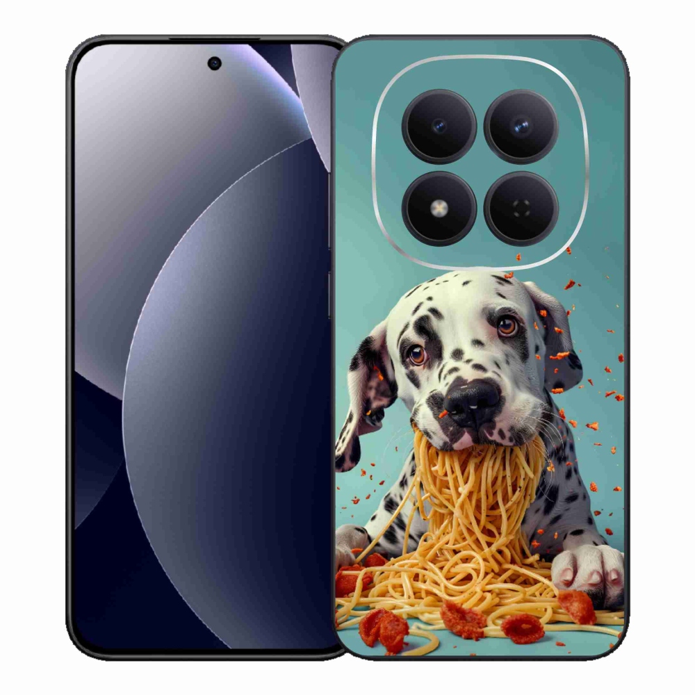 Gél borítás mmCase a Xiaomi Redmi Note 15 Pro 5G-hez - Dalmata és spagetti