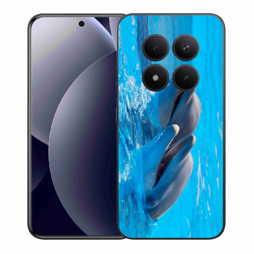 Gél borítás mmCase a Xiaomi Redmi Note 15 Pro+ 5G/Xiaomi Poco M8 Pro 5G számára - delfinek