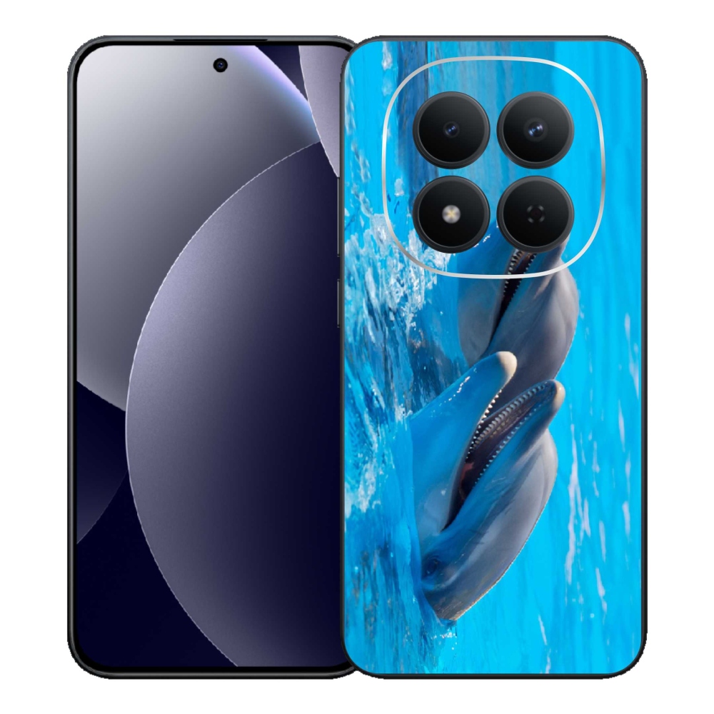 Gél borítás mmCase a Xiaomi Redmi Note 15 Pro 5G-hez - delfinek