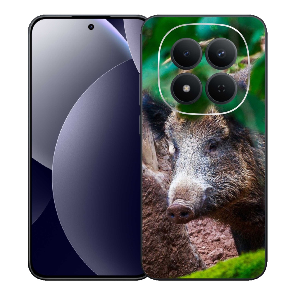 Gél borítás mmCase a Xiaomi Redmi Note 15 Pro 5G számára - vaddisznó