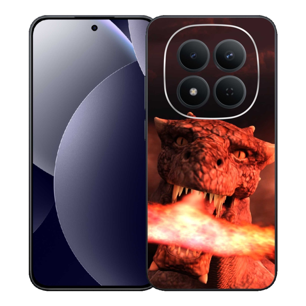 Gél borítás mmCase a Xiaomi Redmi Note 15 Pro 5G-hez - sárkány