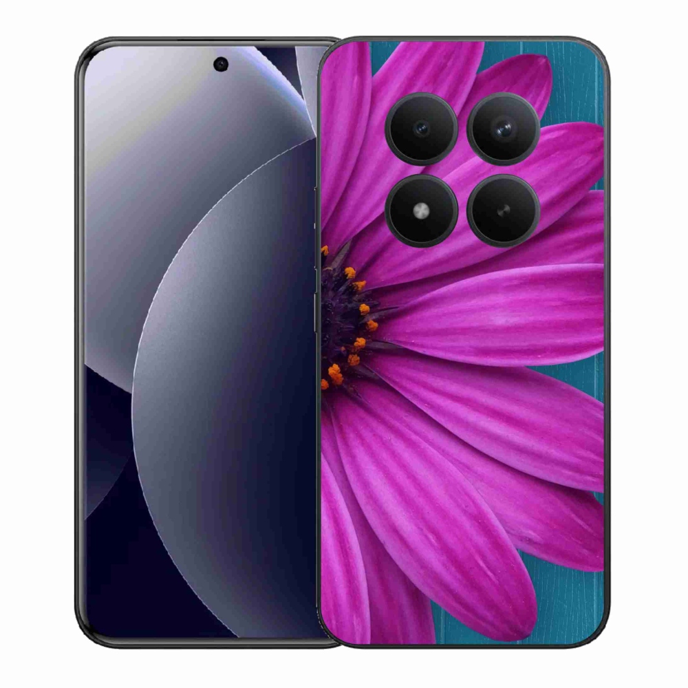 Zselés borítás mmCase a Xiaomi Redmi Note 15 Pro+ 5G/Xiaomi Poco M8 Pro 5G-hez - lila margaréta