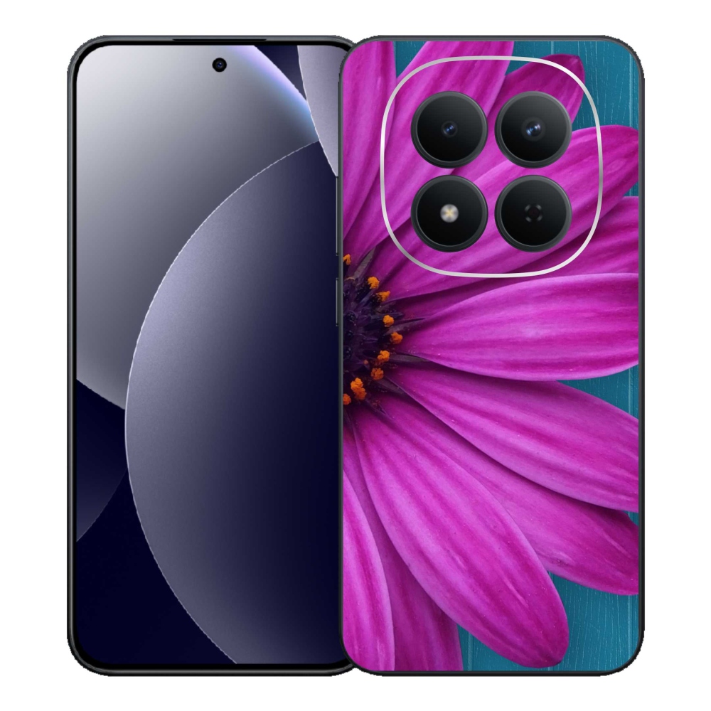 Zselés borítás mmCase a Xiaomi Redmi Note 15 Pro 5G-hez - lila margaréta