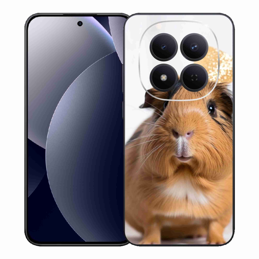 Gél borítás mmCase a Xiaomi Redmi Note 15 Pro 5G-hez - barna tengerimalac