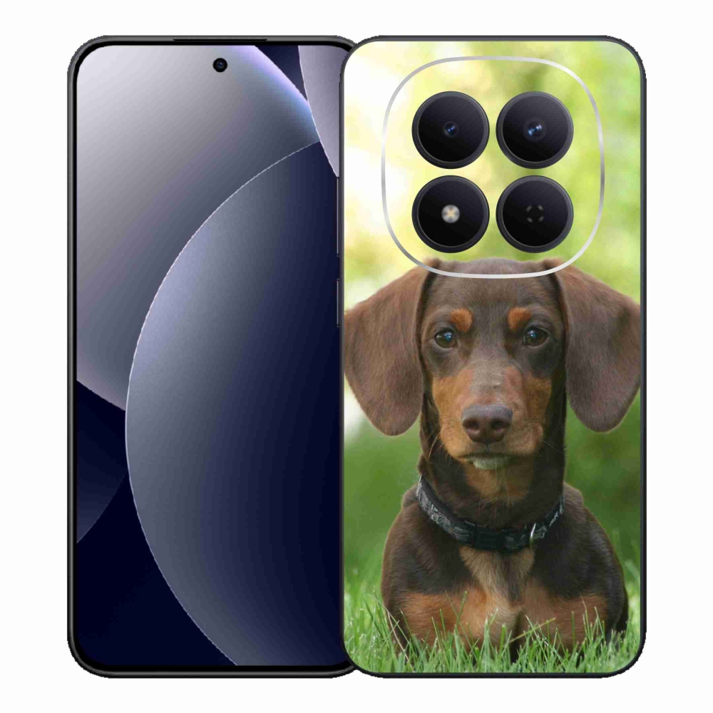 Gél borítás mmCase a Xiaomi Redmi Note 15 Pro 5G-hez - barna tacskó