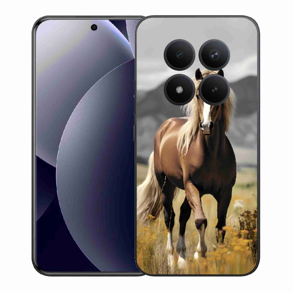 Zselés borítás mmCase a Xiaomi Redmi Note 15 Pro+ 5G/Xiaomi Poco M8 Pro 5G - barna ló 1