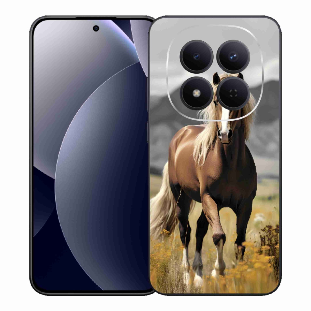 Zselés borítás mmCase a Xiaomi Redmi Note 15 Pro 5G - barna lóhoz 1