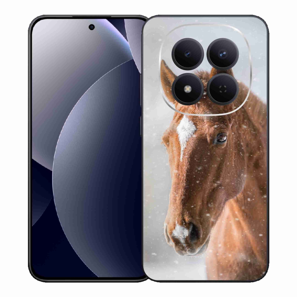 Zselés borítás mmCase a Xiaomi Redmi Note 15 Pro 5G - barna ló 2