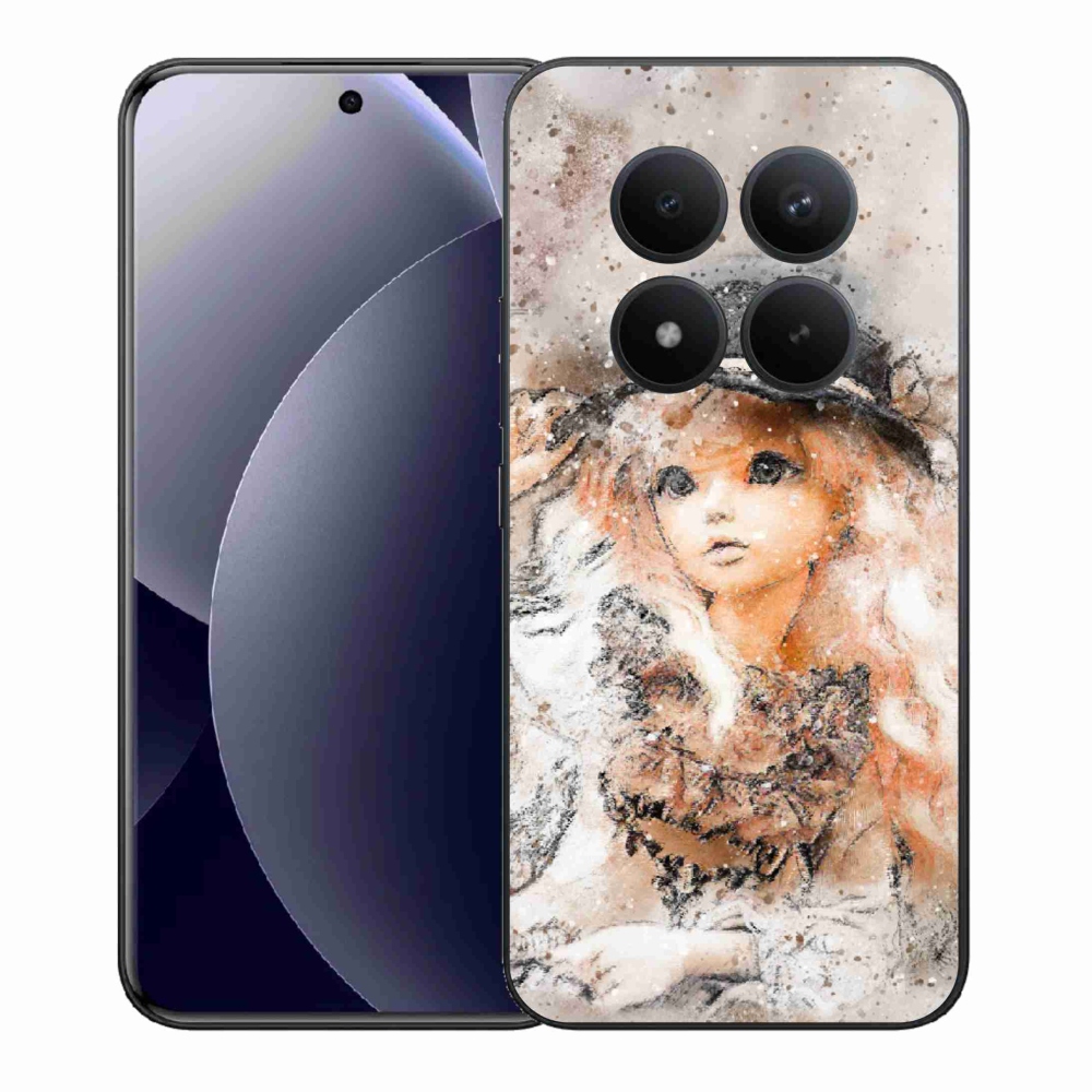 Gél borítás mmCase a Xiaomi Redmi Note 15 Pro+ 5G/Xiaomi Poco M8 Pro 5G számára - kalapos lány