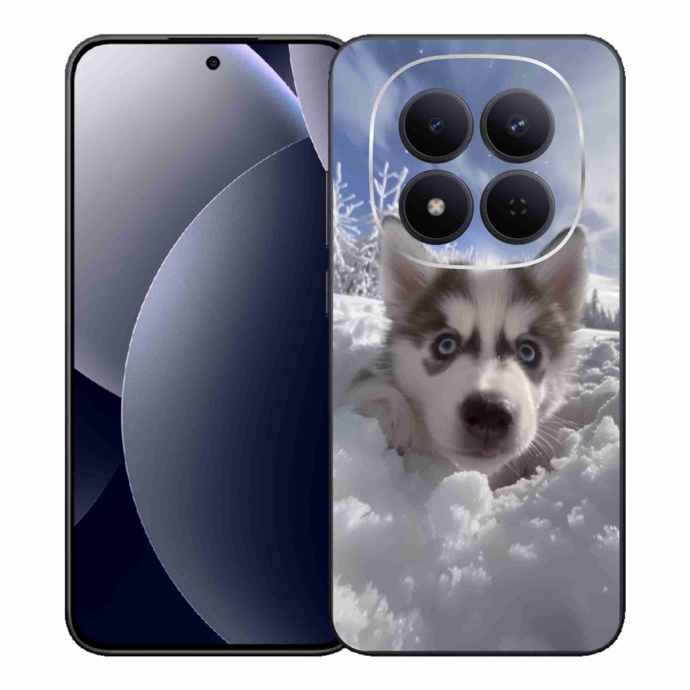 Gél borítás mmCase a Xiaomi Redmi Note 15 Pro 5G-hez - husky a hóban