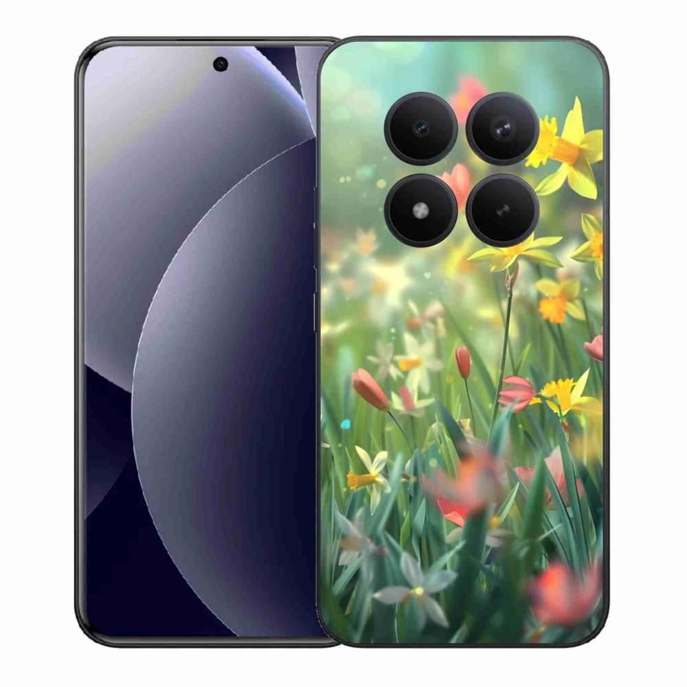 Gél borítás mmCase a Xiaomi Redmi Note 15 Pro+ 5G/Xiaomi Poco M8 Pro 5G számára - tavaszi virágok