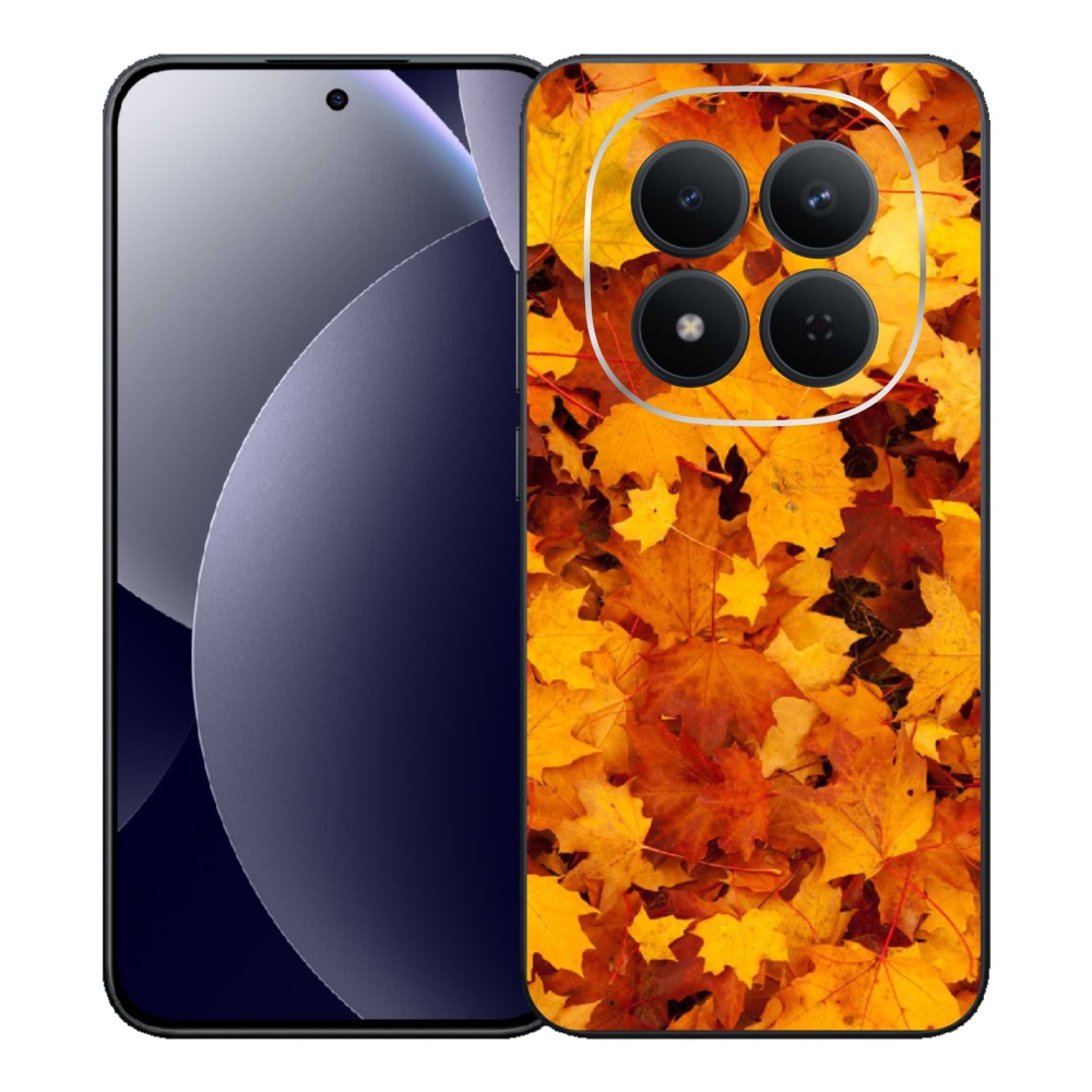 Gél borítás mmCase a Xiaomi Redmi Note 15 Pro 5G számára - juharlevelek