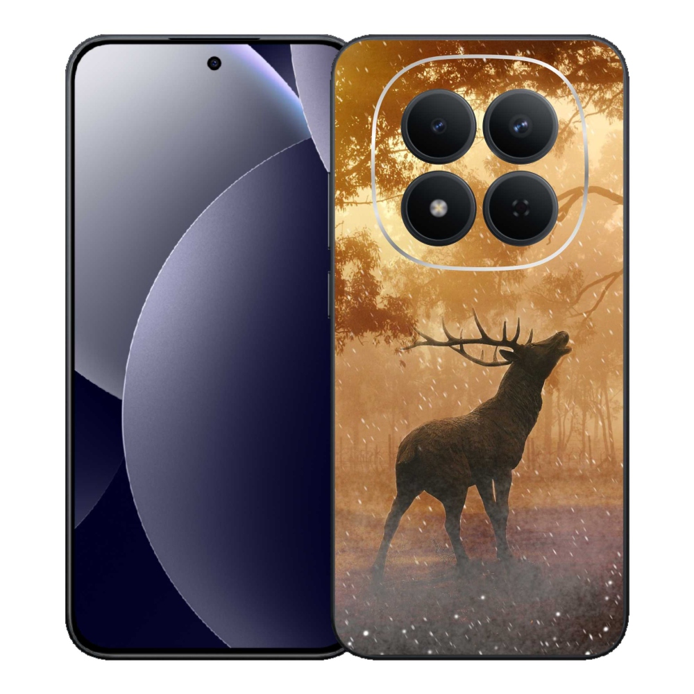 Zselés borítás mmCase a Xiaomi Redmi Note 15 Pro 5G számára - szarvas a vadászaton