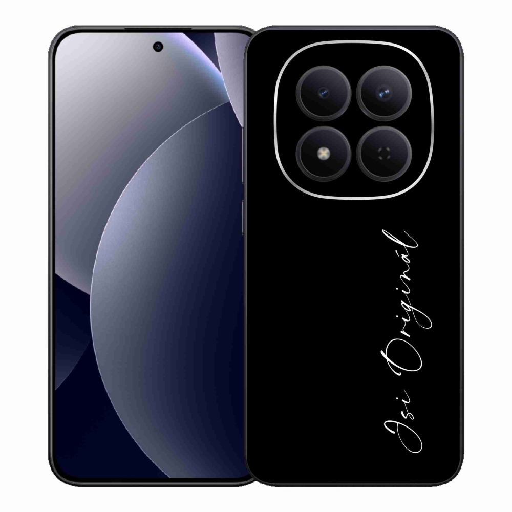 Gél borító mmCase a Xiaomi Redmi Note 15 Pro 5G - te vagy az eredeti fekete háttérrel