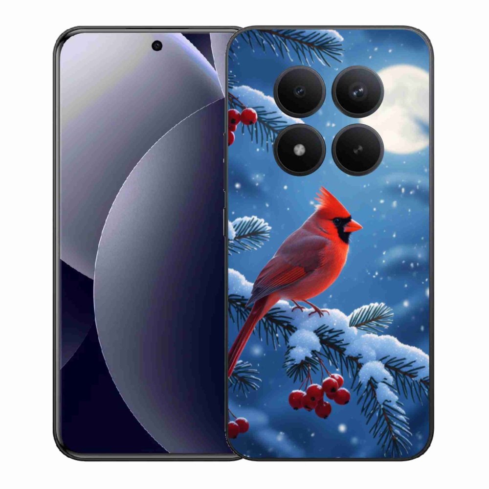 Gél borítás mmCase a Xiaomi Redmi Note 15 Pro+ 5G számára - bíborvörös színű