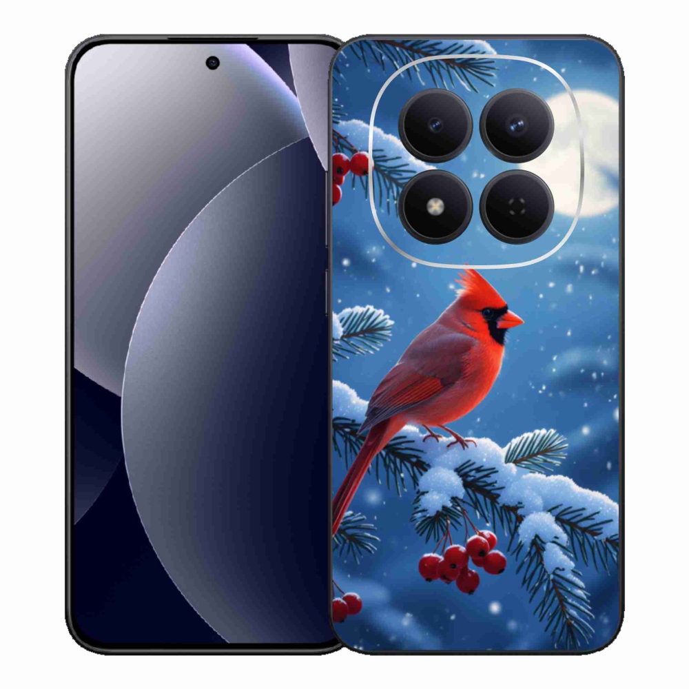 Gél védőburkolat mmCase a Xiaomi Redmi Note 15 Pro 5G-hez - bíborvörös színű