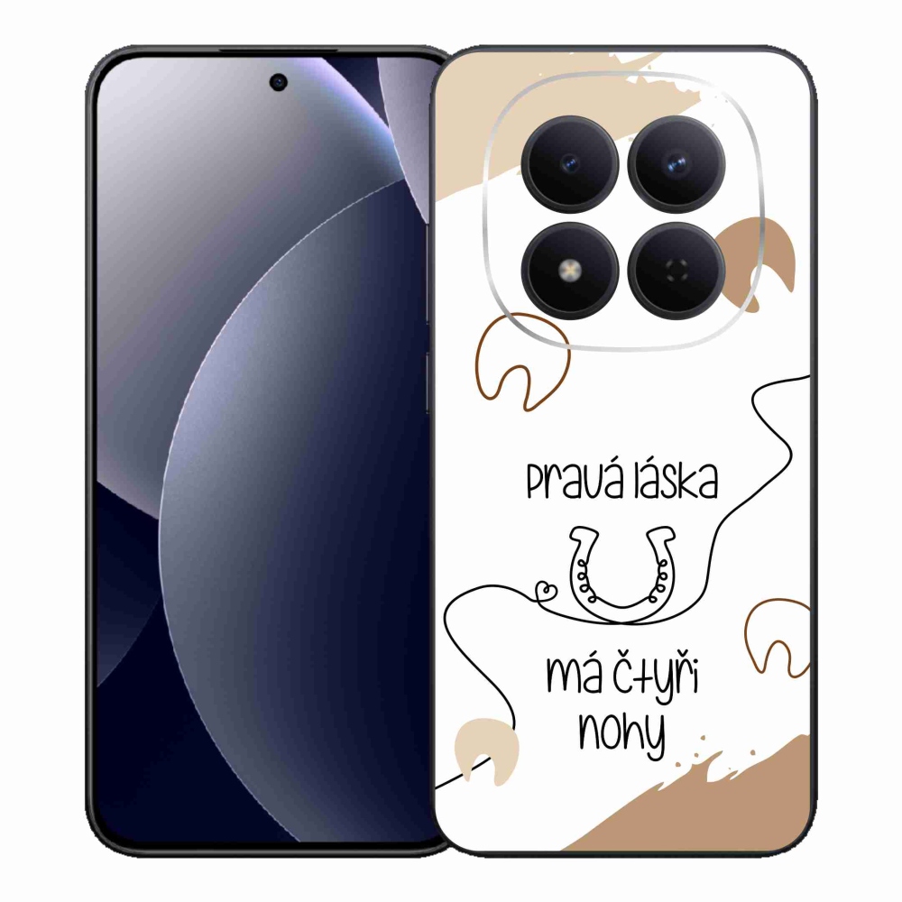 Gél borítás mmCase a Xiaomi Redmi Note 15 Pro 5G-hez - ló motívum fehér háttérrel