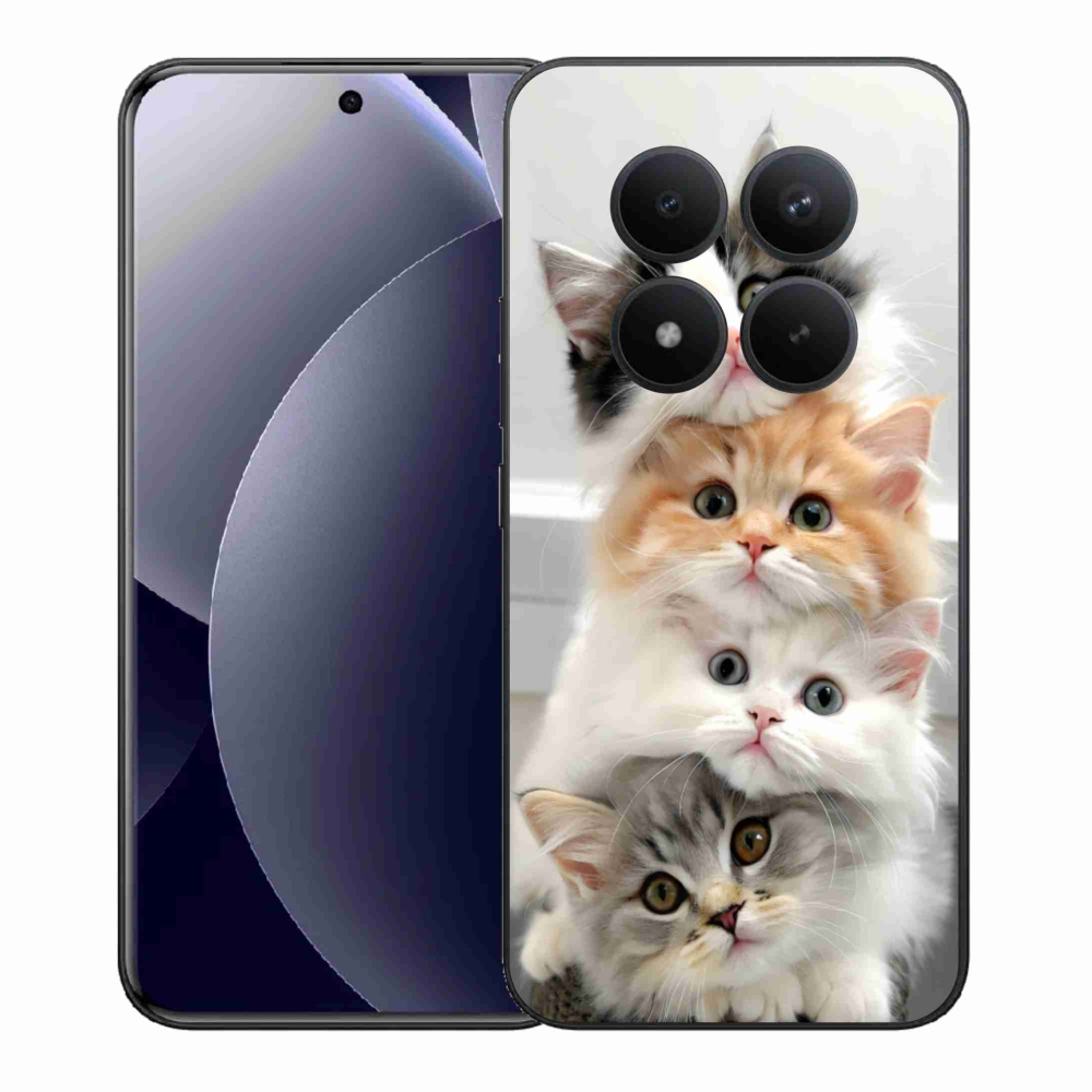 Gél borítás mmCase a Xiaomi Redmi Note 15 Pro+ 5G/Xiaomi Poco M8 Pro 5G - macska csokorhoz