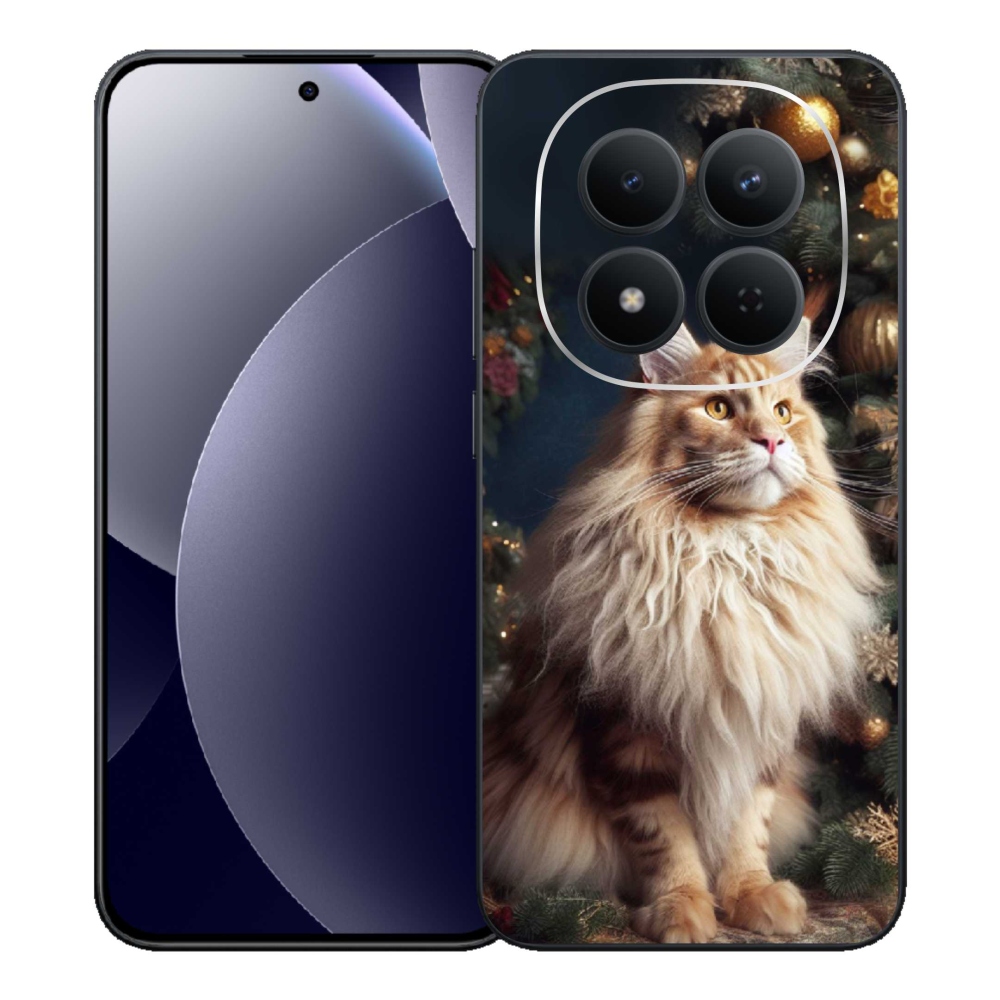 Gél borítás mmCase a Xiaomi Redmi Note 15 Pro 5G-hez - macska a fánál