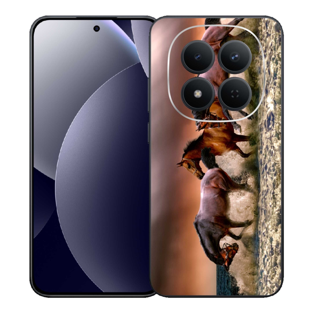 Gél borítás mmCase a Xiaomi Redmi Note 15 Pro 5G-hez - lovak 1