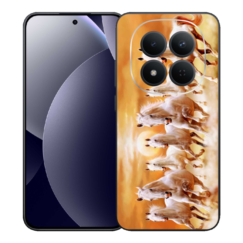 Gél borítás mmCase a Xiaomi Redmi Note 15 Pro 5G-hez - lovak 2